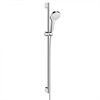 Душевой гарнитур Hansgrohe Croma Select S Vario 26572400, штанга 90 см, корпус хром, лицевая часть белая 26572400 - фото 228980