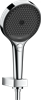 Душевой гарнитур Hansgrohe Rainfinity 130 3 jet, лейка три режима, шланг 160 см, хром, 26851000, 3 режима струи 26851000 - фото 229050