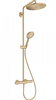 Душевая система Hansgrohe Croma Select S 26890140, термостатическая, шлифованная бронза 26890140 - фото 229082
