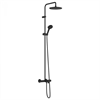 Душевая система Hansgrohe Vernis Blend, Showerpipe 240 1jet, термостатическая, черный матовый, 26899670 26899670 - фото 229087