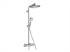 Душевая система Hansgrohe 27268000 Crometta S 240 1jet Showerpipe EcoSmart, термостатическая, хром 27268000 - фото 229128