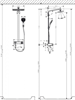 Душевая система Hansgrohe Raindance Select E 360 1jet ST Showerpipe 27288400, 3 режима струи, белый/хром 27288400 - фото 229138