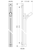 Штанга для душа Hansgrohe Raindance Unica'S0 27636000, хром 27636000 - фото 229198
