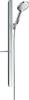 Душевой гарнитур Hansgrohe Raindance Select S, корпус хром, лицевая часть белая, 27648400, 3 режима струи 27648400 - фото 229204