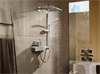 Душевой гарнитур Hansgrohe Raindance Select S, корпус хром, лицевая часть белая, 27648400, 3 режима струи 27648400 - фото 229205