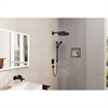 Держатель верхнего душа Hansgrohe 27694670, 39 cм, 1/2, чёрный матовый 27694670 - фото 229215