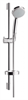 Душевой гарнитур Hansgrohe Croma 100 Vario 27771000, 90 см, корпус хром, лицевая часть белая 27771000 - фото 229227
