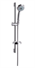 Душевой гарнитур Hansgrohe Croma 100 Multi/Unica'C 27775000, штанга 65 см, корпус хром, лицевая часть белая 27775000 - фото 229230