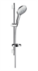Душевой гарнитур Hansgrohe Raindance Select 150 3jet 65 27802000, корпус хром, лицевая часть белая 27802000 - фото 229232