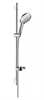 Душевой гарнитур Hansgrohe Raindance Select 150 3jet 90 27803000, корпус хром, лицевая часть белая 27803000 - фото 229239