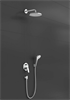 Душевая система скрытого монтажа Hansgrohe 240 1jet с однорычажным смесителем, хром, 27958000 27958000 - фото 229257