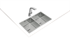Кухонная мойка Teka Flexlinea RS15 2B 740 (115030009) 115030009 - фото 22964
