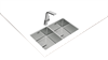 Кухонная мойка Teka Flexlinea RS15 2B 740 (115030009) 115030009 - фото 22965