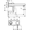 Смеситель для раковины Hansgrohe Metris S 31163000, хром глянцевый 31163000 - фото 229676