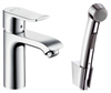 Смеситель Hansgrohe Metris 31285000 для раковины с гигиеническим душем 31285000 - фото 229694
