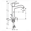 Смеситель Hansgrohe Metropol Classic 31302090 для раковины, хром/золото 31302090 - фото 229702