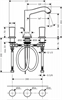 Смеситель Hansgrohe Metropol Classic 31305000 для раковины, хром 31305000 - фото 229709