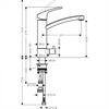 Смеситель Hansgrohe Focus 31803000 220 для кухонной мойки 31803000 - фото 229779