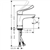 Смеситель Hansgrohe Focus Care 100 31915000 для раковины 31915000 - фото 229798