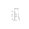 Смеситель Hansgrohe Focus 31967000 для душа, хром 31967000 - фото 229814