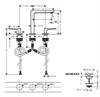Смеситель Hansgrohe Metropol 32515990 для раковины 160, золото 32515990 - фото 229956