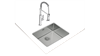 Кухонная мойка Teka Be Linea RS15 50.40 (115000005) 115000005 - фото 23043