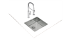Кухонная мойка Teka BE Linea RS15 45.40 POLISHED 115000006 - фото 23045