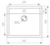 Кухонная мойка Zigmund & Shtain Platz 560 индийская ваниль 4250055630479 - фото 235102