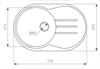 Zigmund & Shtain KREIS OV 770D, мойка, речной песок 4250055630653 - фото 235145