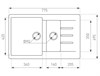 Кухонная мойка Zigmund & Shtain Rechteck 775.2 индийская ваниль 4250055631476 - фото 235340