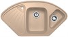 Кухонная мойка Zigmund & Shtain ECKIG 1000.2 топленое молоко 4250055631971 - фото 235458