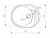 Кухонная мойка Zigmund & Shtain Kreis OV 575 речной песок 4250055632558 - фото 235568