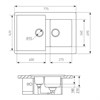 Кухонная мойка Zigmund & Shtain Rechteck 400.275 швейцарский шоколад 4250055633289 - фото 235687