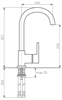 Смеситель для мойки Zigmund & Shtain ZS 1600 топленое молоко 4250055638567 - фото 236134