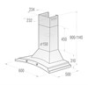 Каминная вытяжка Gorenje DK 63 MCLB 457830 - фото 236869