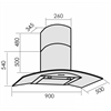 Каминная вытяжка MBS Torenia 190 glass 4680000974592 - фото 237491