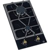Газовая варочная панель MBS PG-306BL classic,  независимая,  стекло черное 4680000976152 - фото 237742