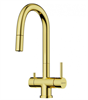 Смеситель для кухни Omoikiri Akita-S-LG светлое золото (4994350) 4994350