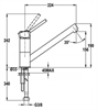 Кухонный смеситель Teka AUK 913 сhrome 509130200 509130200 - фото 240116