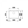 Blanco Etagon 500-U, мойка, гранит, антрацит 522227 - фото 240426