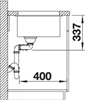 Blanco Subline 480/320-U, мойка, гранит, темная скала 523585 - фото 240552