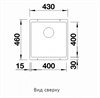 Blanco Subline 400-U, мойка, гранит, черный 525990 - фото 240837
