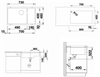 Blanco Subline 700-U Level, мойка, гранит, черный 526004 - фото 240847