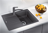 Blanco Zia 45S Compact, мойка, гранит, черный 526009 - фото 240852