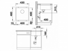 Blanco Rotan 400-U, мойка, гранит, черный 526097 - фото 240875