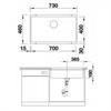 Blanco Rotan 700-U, мойка, гранит, черный 526099 - фото 240881