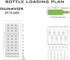 Встраиваемый винный шкаф Dunavox DX-74.230DW 5999558434083 - фото 241508