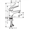 Смеситель для раковины Hansgrohe Novus 71024000 71024000 - фото 242083