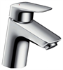 Смеситель Hansgrohe Logis для раковины, с донным клапаном, хром, 71070000 71070000 - фото 242098