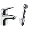 Смеситель для раковины Hansgrohe Novus 71144000 с гигиеническим душем 71144000 - фото 242132